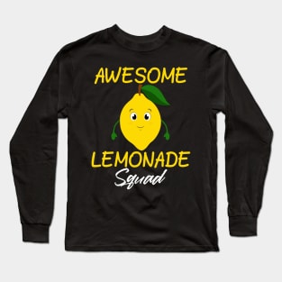 Awesome lemonade squad Long Sleeve T-Shirt